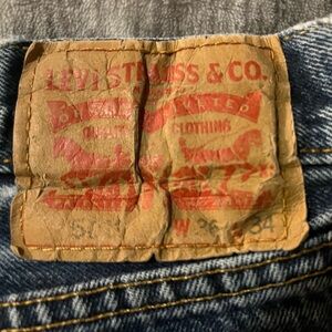 Levi's Blue Denim Shorts